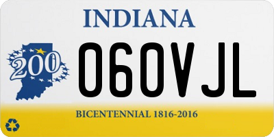 IN license plate 060VJL