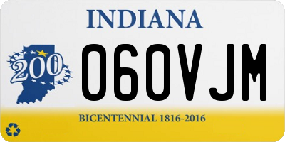 IN license plate 060VJM