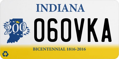IN license plate 060VKA