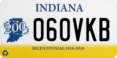 IN license plate 060VKB
