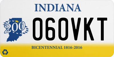 IN license plate 060VKT