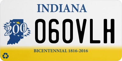 IN license plate 060VLH