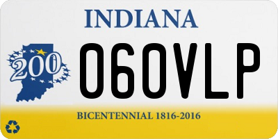 IN license plate 060VLP