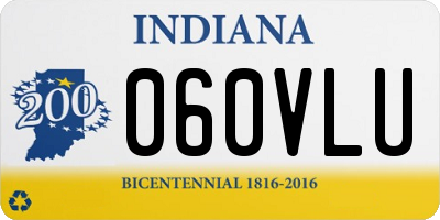 IN license plate 060VLU