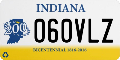 IN license plate 060VLZ