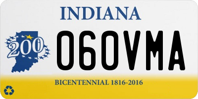 IN license plate 060VMA