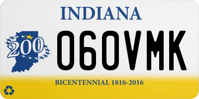 IN license plate 060VMK
