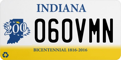 IN license plate 060VMN