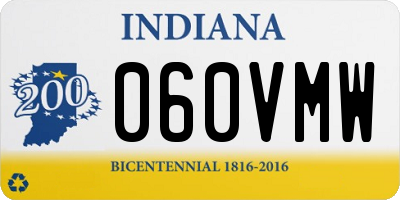 IN license plate 060VMW