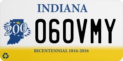 IN license plate 060VMY