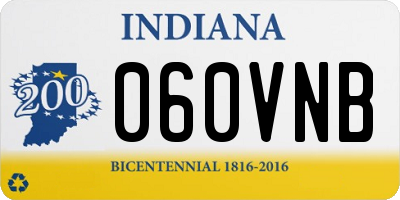 IN license plate 060VNB