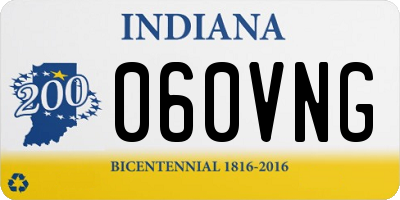 IN license plate 060VNG