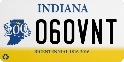 IN license plate 060VNT