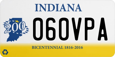IN license plate 060VPA