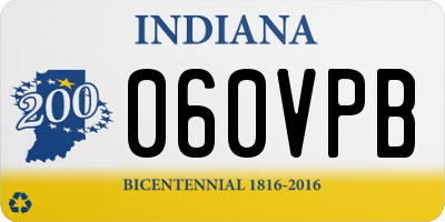 IN license plate 060VPB