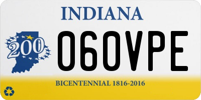 IN license plate 060VPE