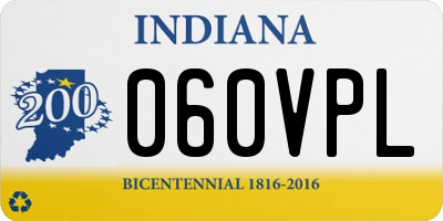 IN license plate 060VPL