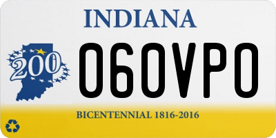 IN license plate 060VPO