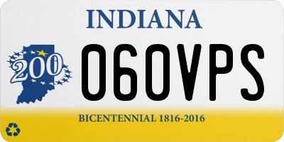 IN license plate 060VPS