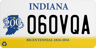 IN license plate 060VQA