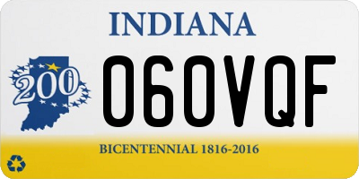 IN license plate 060VQF