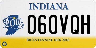 IN license plate 060VQH