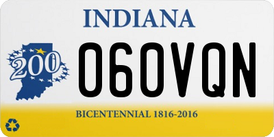 IN license plate 060VQN