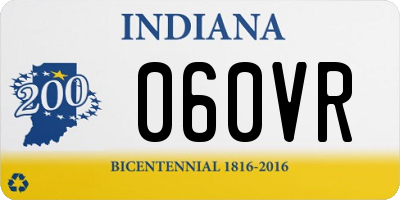 IN license plate 060VR