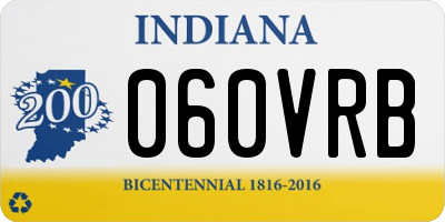 IN license plate 060VRB