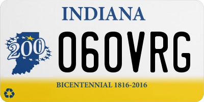 IN license plate 060VRG