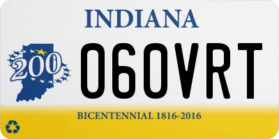 IN license plate 060VRT