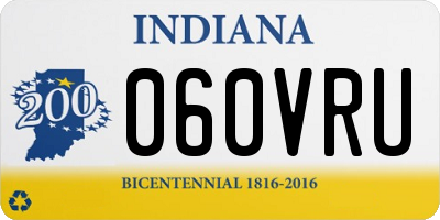 IN license plate 060VRU