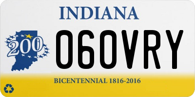 IN license plate 060VRY