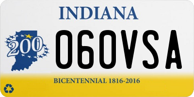 IN license plate 060VSA