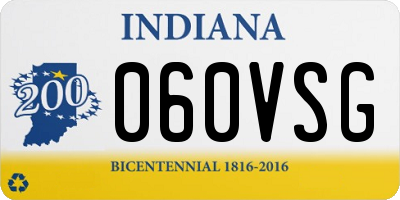IN license plate 060VSG