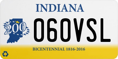 IN license plate 060VSL