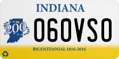 IN license plate 060VSO