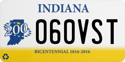 IN license plate 060VST