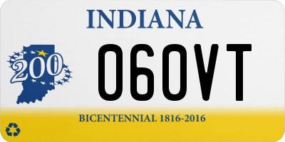 IN license plate 060VT
