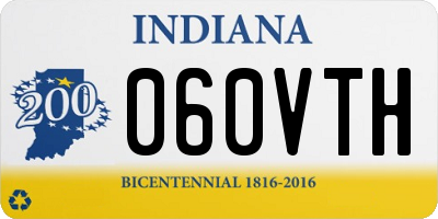 IN license plate 060VTH
