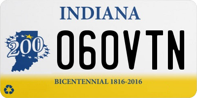 IN license plate 060VTN