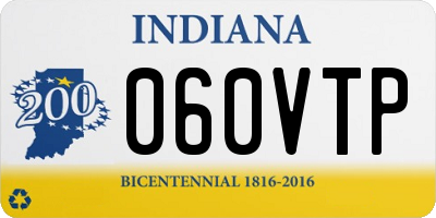 IN license plate 060VTP