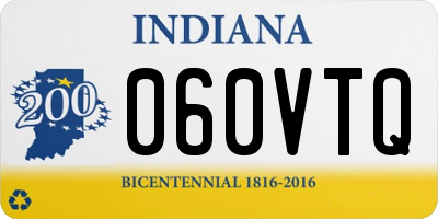 IN license plate 060VTQ