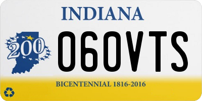 IN license plate 060VTS