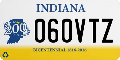 IN license plate 060VTZ