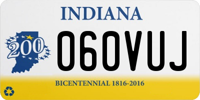 IN license plate 060VUJ