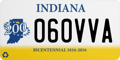 IN license plate 060VVA