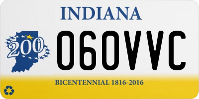 IN license plate 060VVC