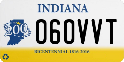 IN license plate 060VVT