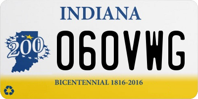 IN license plate 060VWG